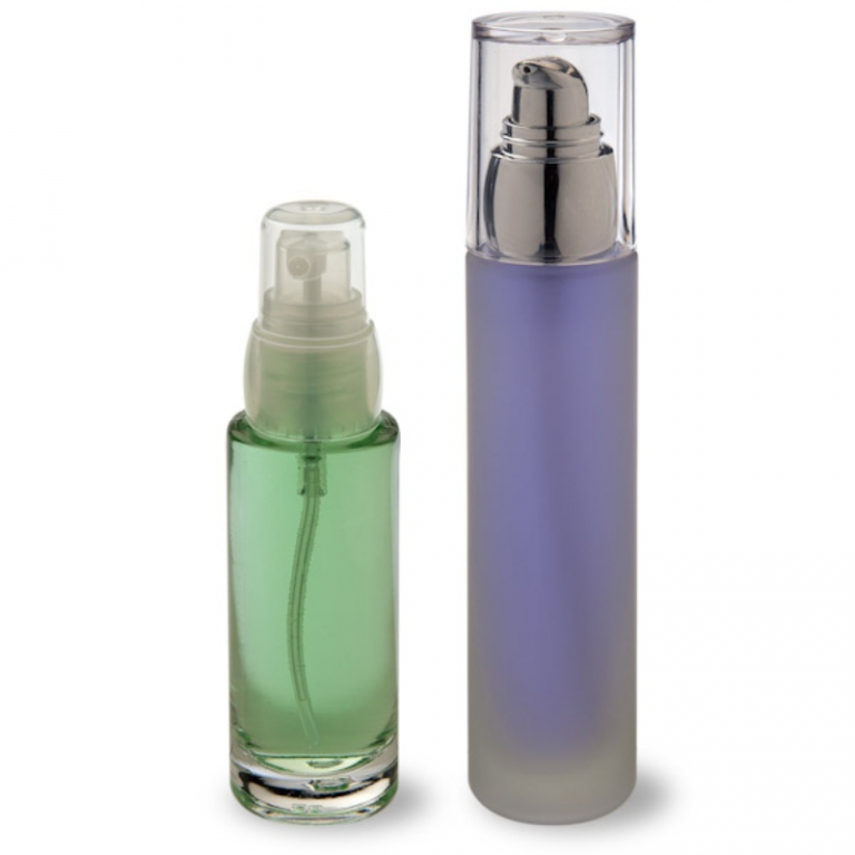 Flacone spray in vetro satinato vuoto ecologico per la cura della pelle da  30 ml Confezione